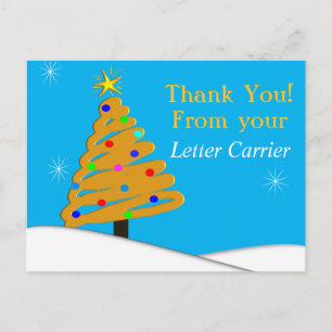 Mailman THANK YOU POSTCARDS IV Postkarte