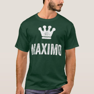 Maimo the King Crown & Name Design für Männer gena T-Shirt