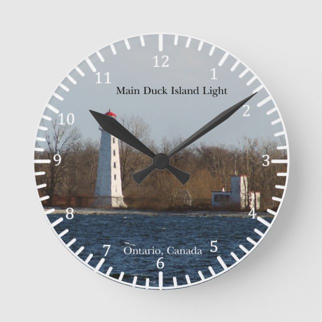 Main Duck Island Light Uhr (Vorderseite)
