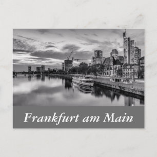 Main in Frankfurt am Main Postkarte