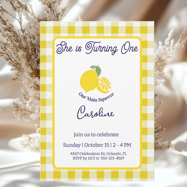 Main Squeeze Birthday Invitation Birthday Card Einladung (Von Creator hochgeladen)