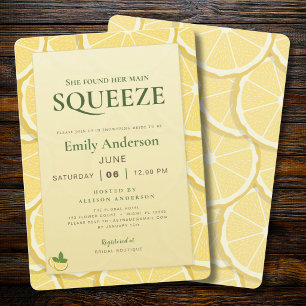 Main Squeeze Brautparty Lemon Italian Amalfi Einladung