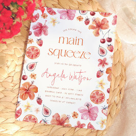 Main Squeeze Citrus Brautparty-Einladung Einladung