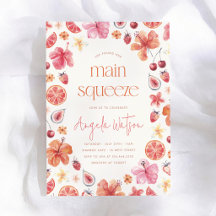 Main Squeeze Citrus Brautparty-Einladung