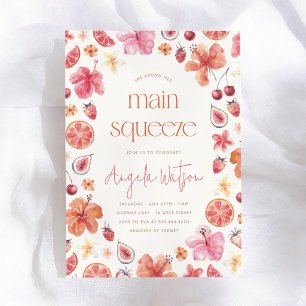 Main Squeeze Citrus Brautparty-Einladung Einladung
