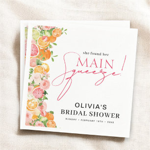 Main Squeeze Citrus Brautparty Serviette