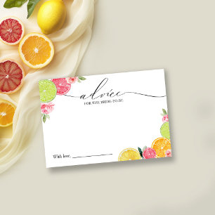 Main Squeeze Citrus Brautschauer Beratungskarte Einladung