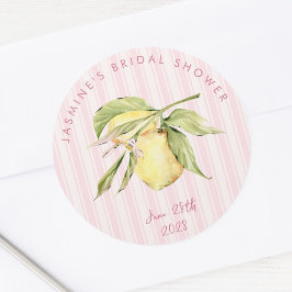 Main Squeeze Lemon-Junggesellinnenabschied Runder Aufkleber