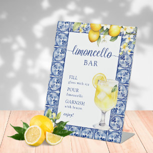 Main Squeeze Lemons Limoncello Bar Sockelschild