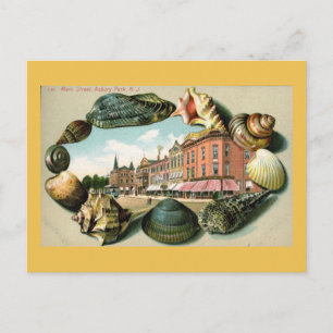 Main St., Asbury Park, New Jersey Vintag Postkarte
