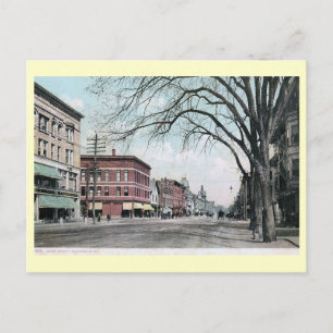 Main St, Concord, New Hampshire Vintag Postkarte