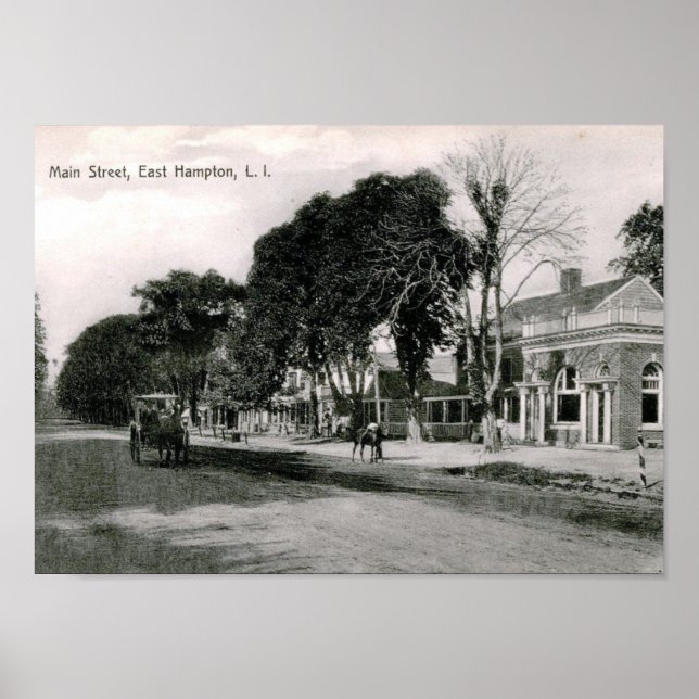 Main St., East Hampton, NY Vintag Poster (Vorne)