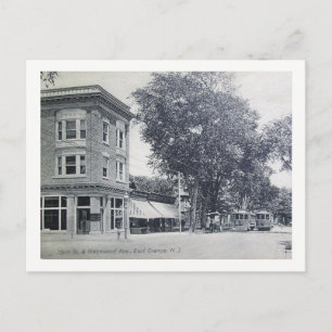 Main St, East Orange, NJ Vintage Postkarte