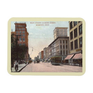 Main St., Memphis, Tennessee im Vintage-Stil Magnet