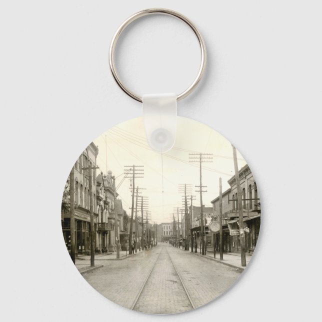 Main St. Nanticoke Pa. 1906 Schlüsselanhänger (Vorderseite)