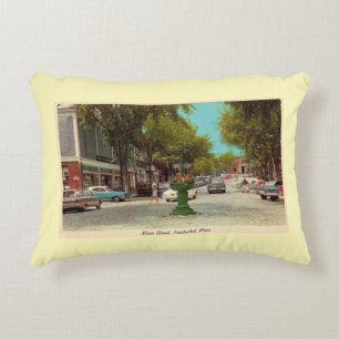 Main St Nantucket c1960er Jahre im Vintage-Stil Dekokissen