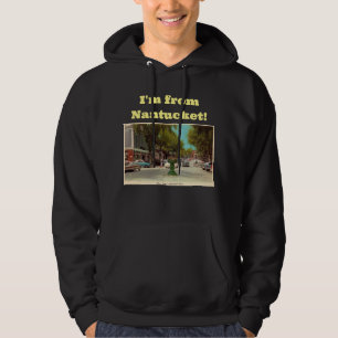 Main St Nantucket c1960s Vintag Style Hoodie