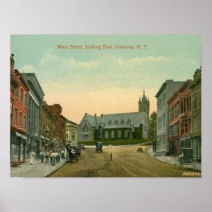 Main St, Ossining, New York Poster