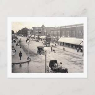 Main St., Rahway, NJ Vintage Postkarte