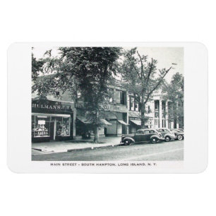 Main St., Southampton, Long Island NY Vintag Post Magnet