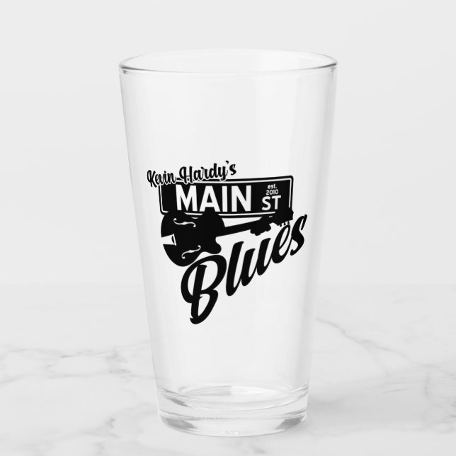 Main Street Blues Beer Glass Glas (Vorderseite)