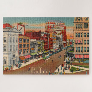 Main Street - Buffalo, NY großes Puzzle