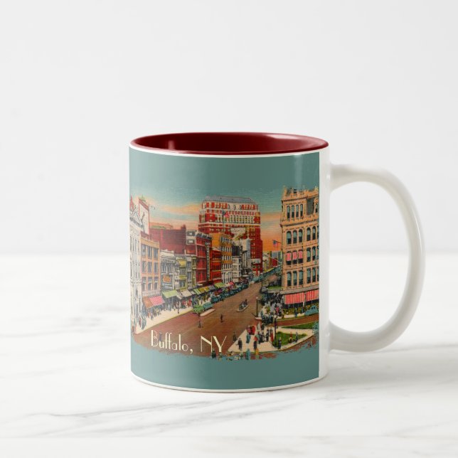 Main Street - Buffalo, NY Vintag Coffee Tasse (Rechts)