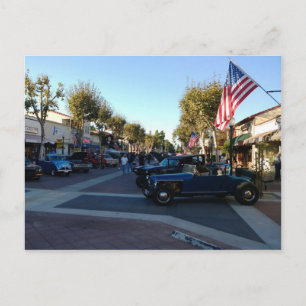 Main Street Classic Car Show in Garden Grove Postkarte