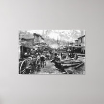 Main Street DEADWOOD 1876 Foto Print