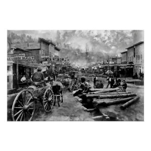 Main Street DEADWOOD 1876 Poster