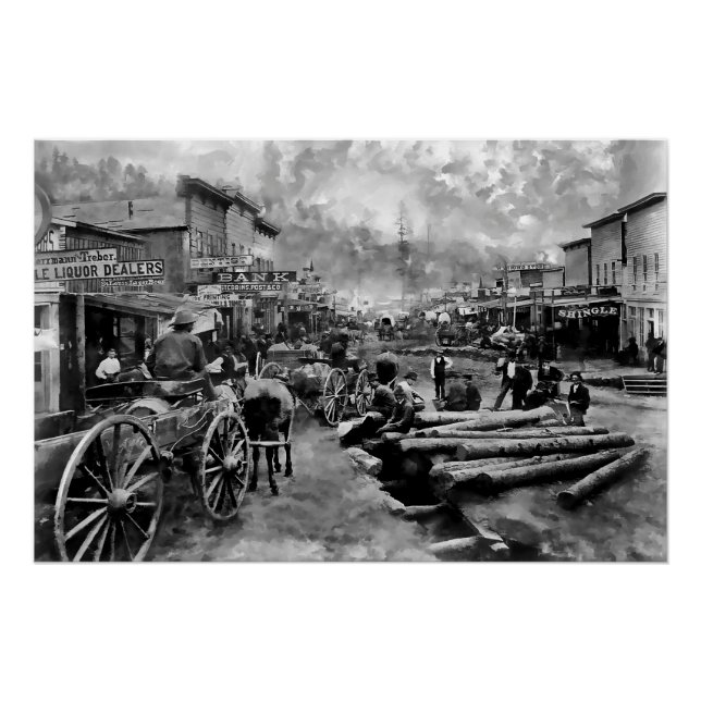 Main Street DEADWOOD 1876 Poster (Vorderseite)