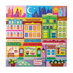 Main Street Farben Fliese
