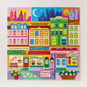 Main Street Farben Puzzle