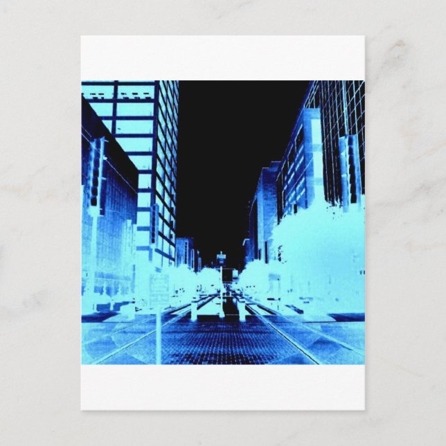 Main Street Houston Postkarte (Vorderseite)