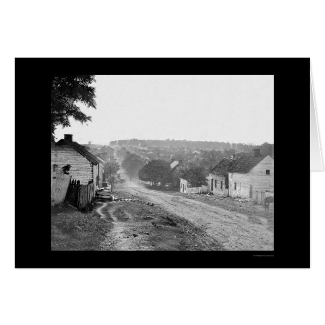 Main Street in Sharpsburg, MD 1862 (Vorderseite (Horizontal))