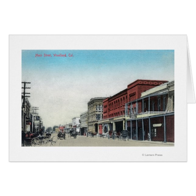 Main Street SceneWoodland, CA (Vorderseite (Horizontal))