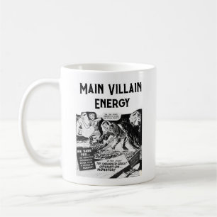 Main Villain Energy Retro Vampire Comic Kaffeetasse