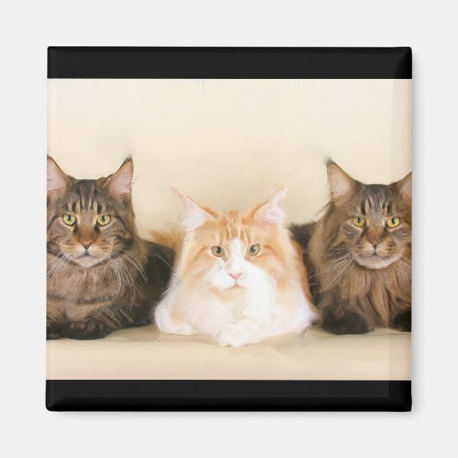Maincoon Magnet (Vorne)