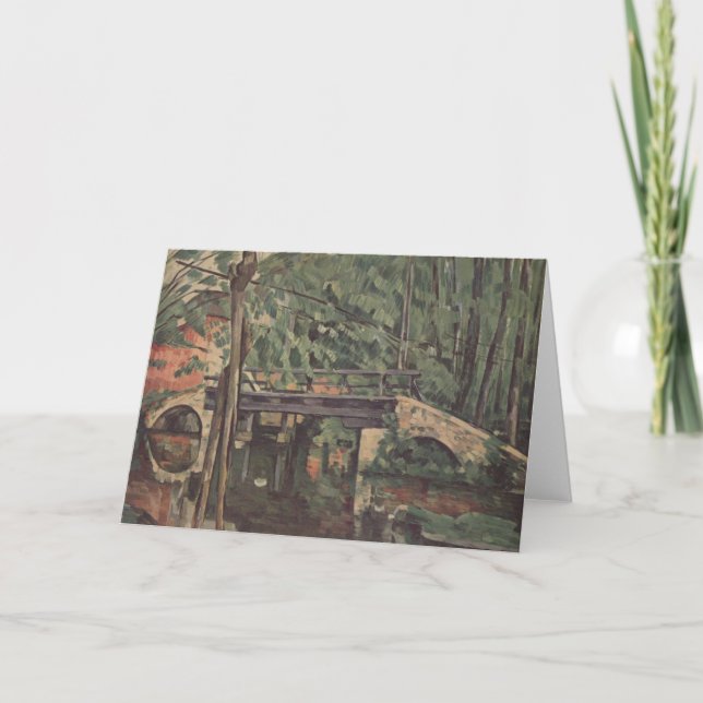 Maincy Bridge - Paul Cezanne - c1880 Karte (Vorderseite)