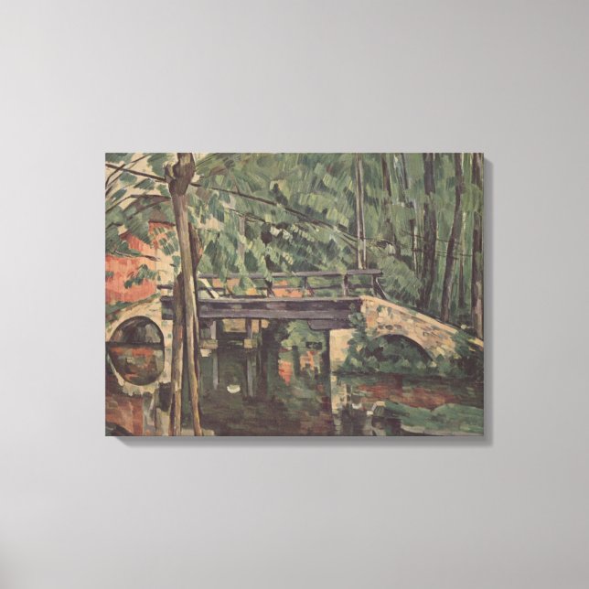 Maincy Bridge - Paul Cezanne - c1880 Leinwanddruck (Vorderseite)