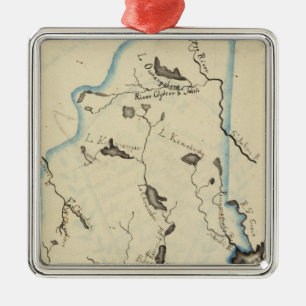 Maine 11 silbernes ornament