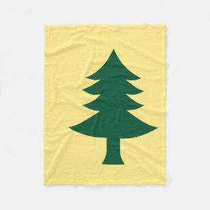 Maine 1901 Staatsflagge Fleecedecke