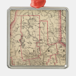 Maine 6 silbernes ornament