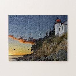 Maine Bass Harbour Lighthouse Foto Puzzle