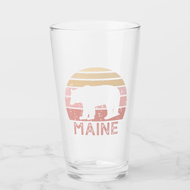 Maine Bear Glas (Vorderseite)