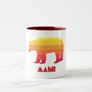 Maine Bear Zweifarbige Tasse