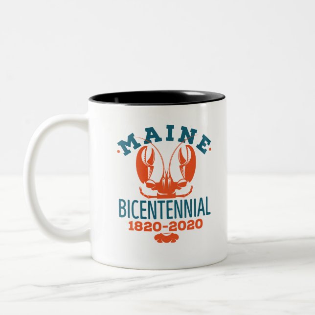 Maine Bicentennial 1820-2020 Zweifarbige Tasse (Links)