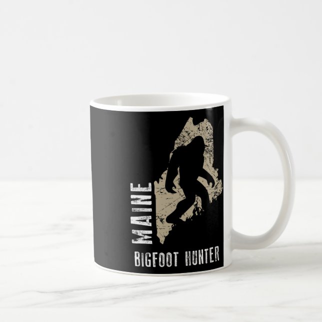Maine Bigfoot Hunter Kaffeetasse (Rechts)