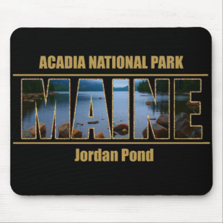 MAINE-Bild-Schriftartacadia-Nationalpark Mousepad