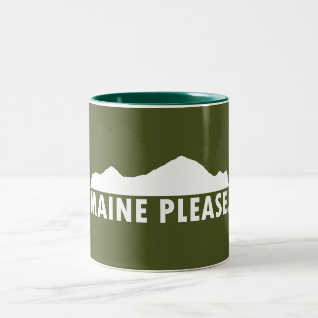 Maine bitte zweifarbige tasse (Mittel)